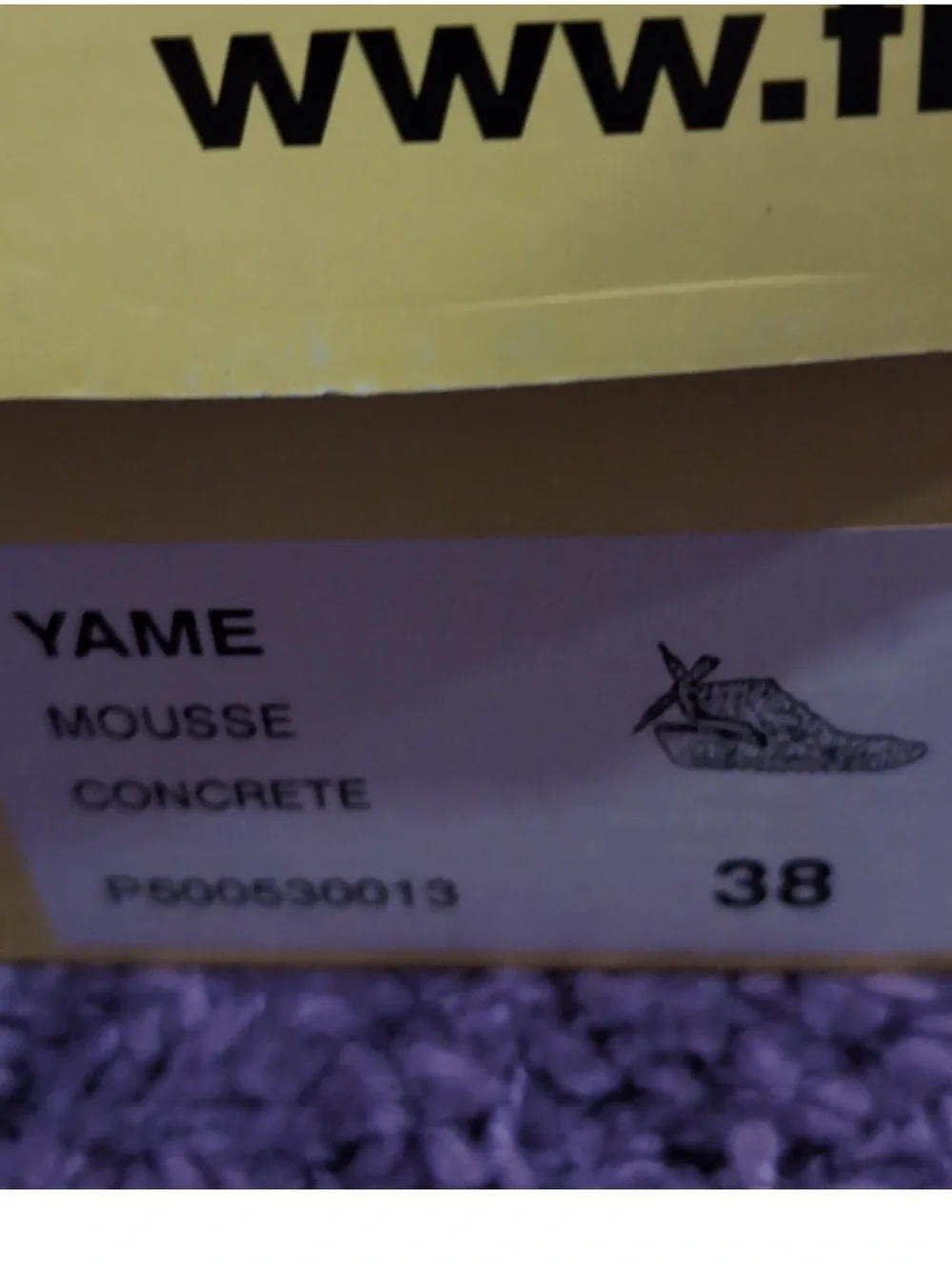 Fly London Yame Mousse Leather Peep Toe Wedge Sandal in Concrete NWT 38 US 7-7.5